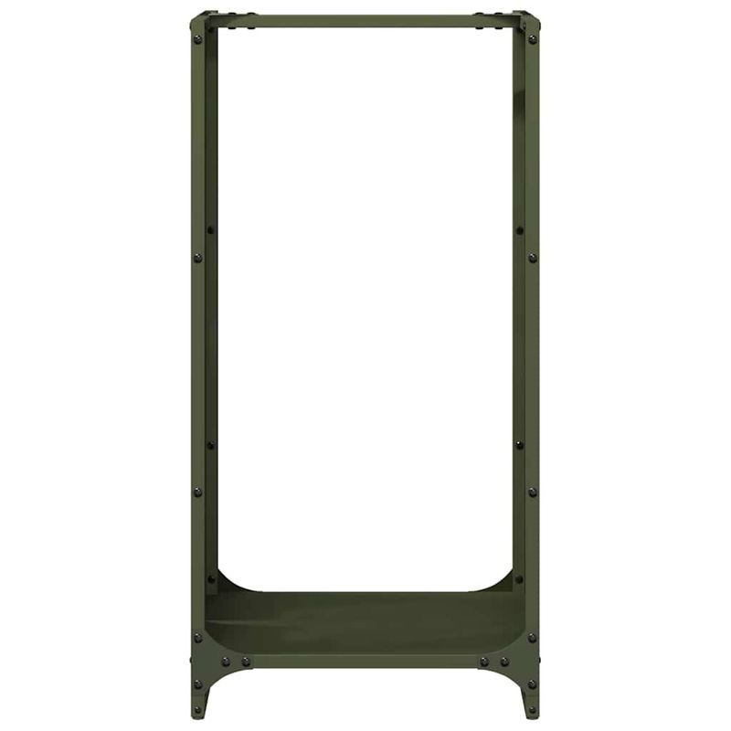 Casa si Gradina - Termice - Sobe, Seminee si accesorii - Accesorii seminee si sobe - Suport pentru lemne de foc Verde masline Otel laminat la rece - Infinity.ro