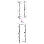 Casa si Gradina - Termice - Sobe, Seminee si accesorii - Accesorii seminee si sobe - Suport pentru lemne de foc Antracit Otel laminat la rece - Infinity.ro