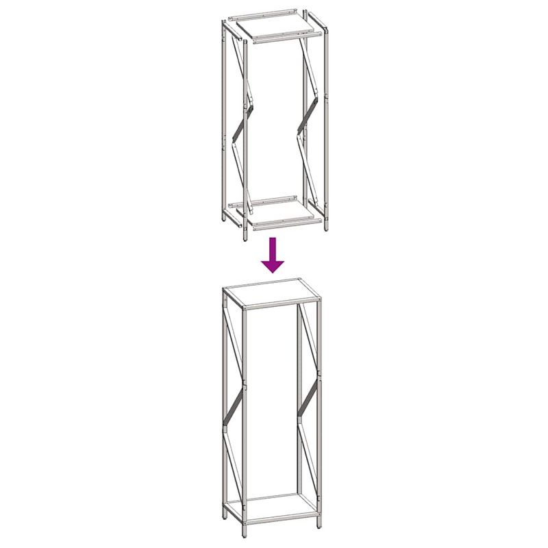 Casa si Gradina - Termice - Sobe, Seminee si accesorii - Accesorii seminee si sobe - Suport pentru lemne de foc Antracit Otel laminat la rece - Infinity.ro