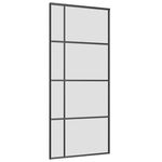 Casa si Gradina - Constructii - Usi interior, exterior si garaj - Usi interior - Usa glisanta cu set de feronerie neagra 90x205 cm Sticla ESG - Infinity.ro