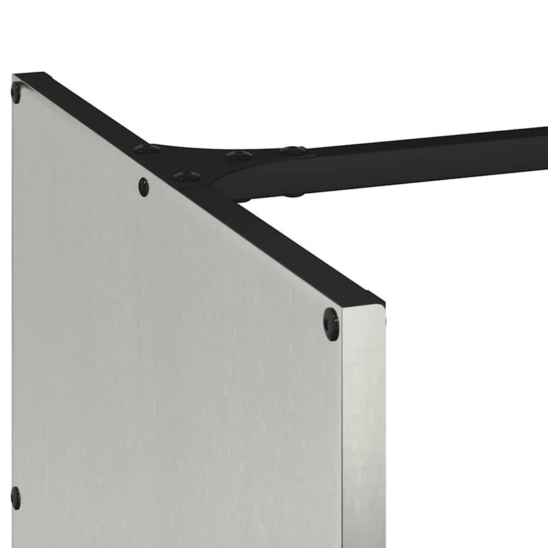 Casa si Gradina - Termice - Sobe, Seminee si accesorii - Accesorii seminee si sobe - Suport pentru lemne de foc 40x40x40 cm otel inoxidabil - Infinity.ro