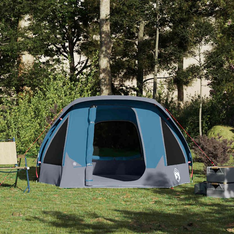 Sport si Outdoor - Camping - Corturi camping - Cort de camping, 4 persoane, albastru, impermeabil - Infinity.ro