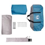 Sport si Outdoor - Camping - Corturi camping - Cort de camping, 4 persoane, albastru, impermeabil - Infinity.ro