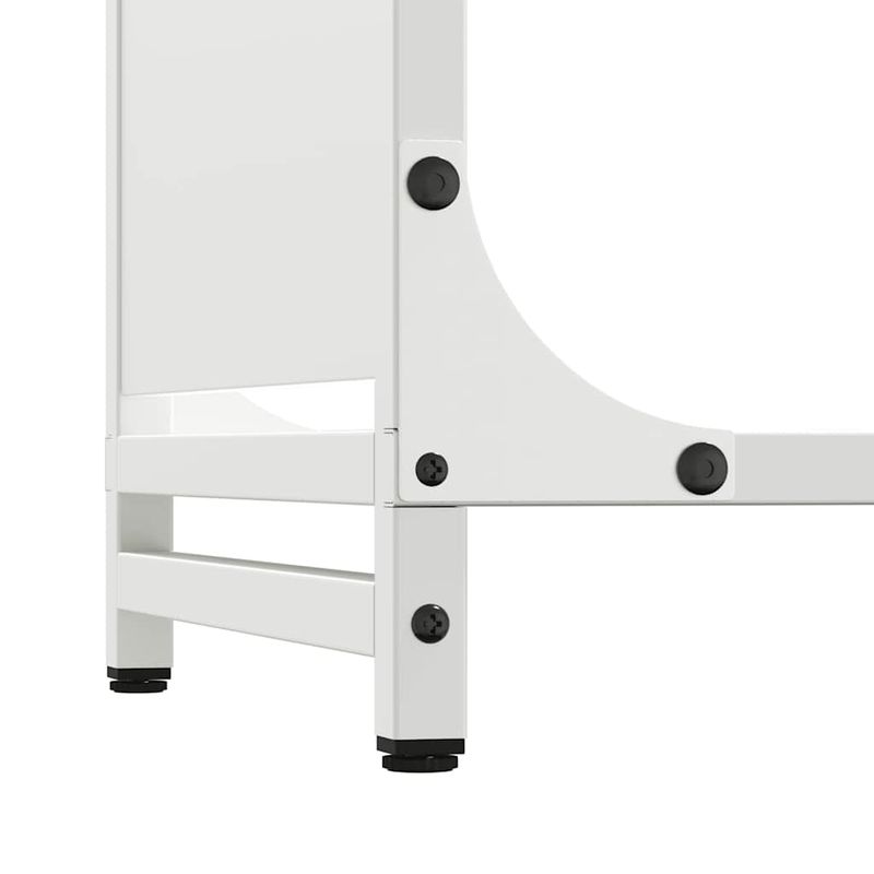 Casa si Gradina - Termice - Sobe, Seminee si accesorii - Accesorii seminee si sobe - Suport pentru lemne de foc alb 44x28x90 cm Otel laminat la rece - Infinity.ro