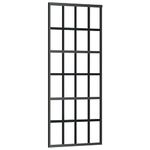 Casa si Gradina - Constructii - Usi interior, exterior si garaj - Usi interior - Usa glisanta cu set de feronerie neagra 76x205 cm Sticla ESG - Infinity.ro