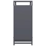 Casa si Gradina/Termice/Sobe, Seminee si accesorii/Accesorii seminee si sobe - Suport pentru lemne de foc Antracit Otel laminat la rece - Infinity.ro