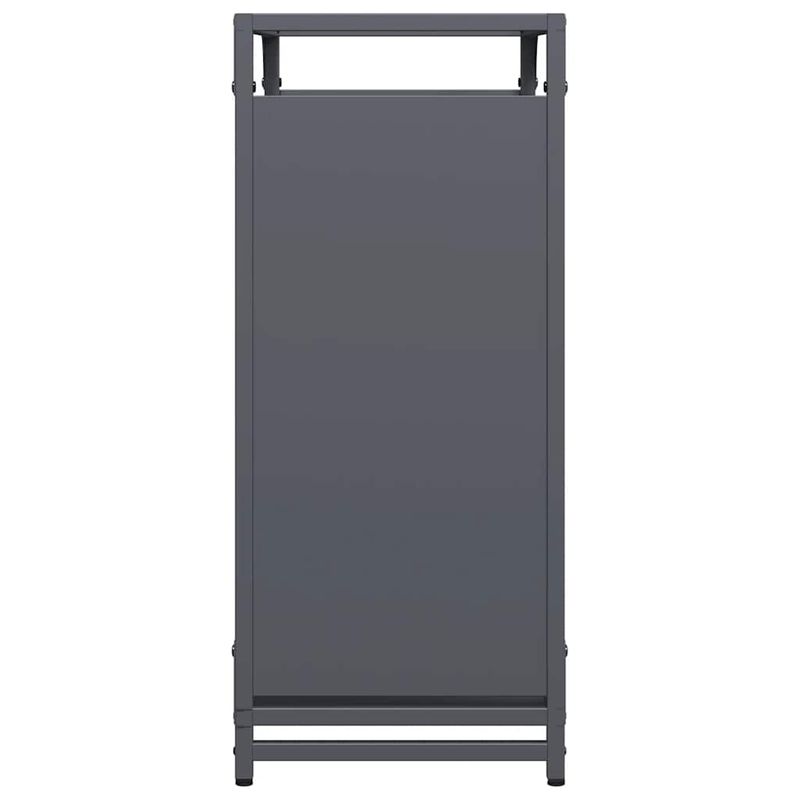 Casa si Gradina/Termice/Sobe, Seminee si accesorii/Accesorii seminee si sobe - Suport pentru lemne de foc Antracit Otel laminat la rece - Infinity.ro