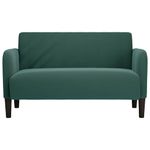 Casa si Gradina - Mobilier - Canapele si coltare - Canapele - Canapea lovesea verde inchis 109 cm catifea - Infinity.ro