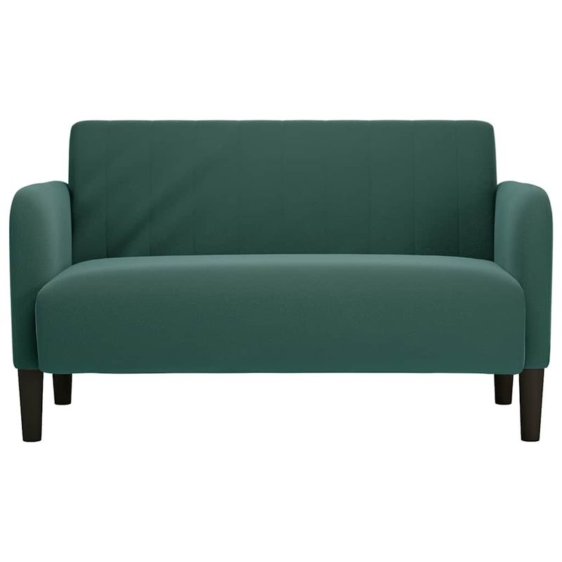 Casa si Gradina - Mobilier - Canapele si coltare - Canapele - Canapea lovesea verde inchis 109 cm catifea - Infinity.ro