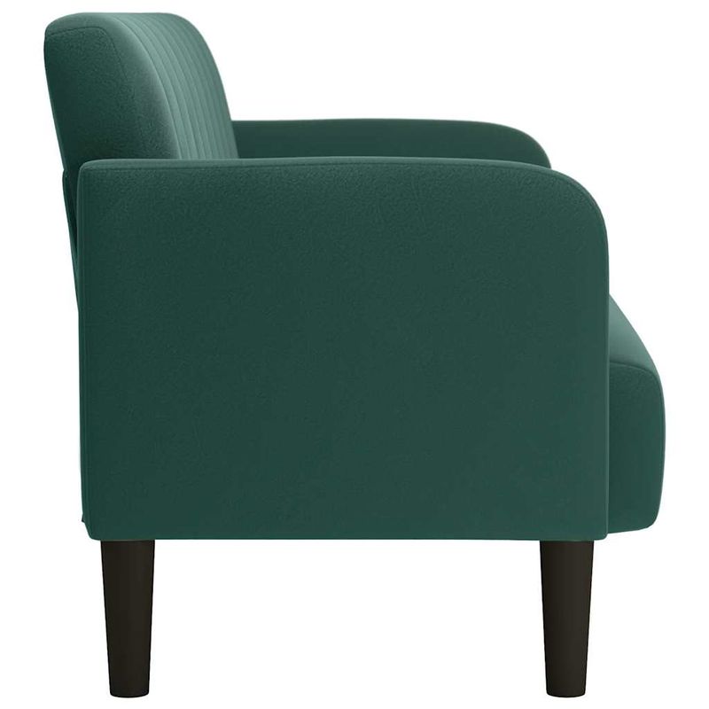 Casa si Gradina - Mobilier - Canapele si coltare - Canapele - Canapea lovesea verde inchis 109 cm catifea - Infinity.ro