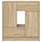 Casa si Gradina - Mobilier - Comode si corpuri - Comode - Bufeta cu sertare si usi Stejar Sonoma 70,5x34x74,5 cm - Infinity.ro