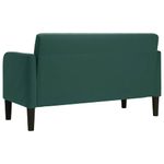 Casa si Gradina - Mobilier - Canapele si coltare - Canapele - Canapea lovesea verde inchis 109 cm catifea - Infinity.ro