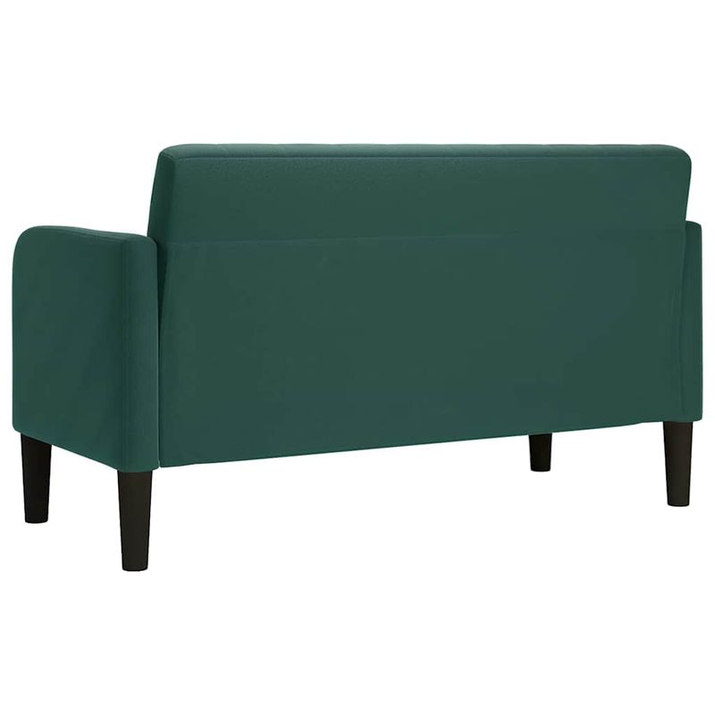 Casa si Gradina - Mobilier - Canapele si coltare - Canapele - Canapea lovesea verde inchis 109 cm catifea - Infinity.ro