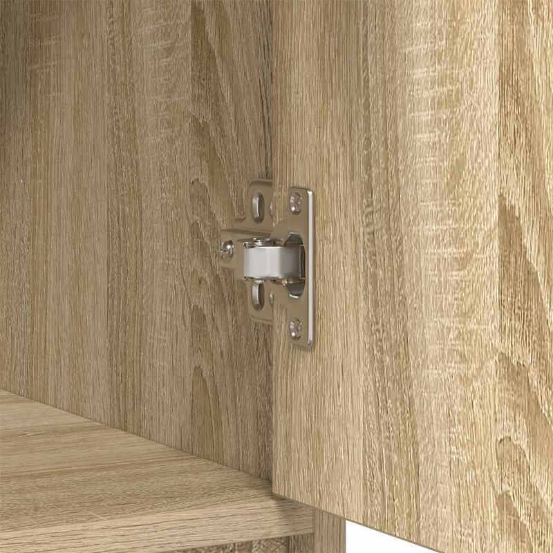Casa si Gradina - Mobilier - Comode si corpuri - Comode - Bufeta cu sertare si usi Stejar Sonoma 70,5x34x74,5 cm - Infinity.ro