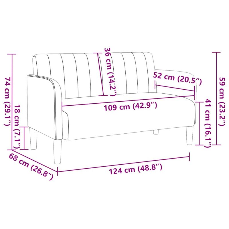 Casa si Gradina - Mobilier - Canapele si coltare - Canapele - Canapea lovesea verde inchis 109 cm catifea - Infinity.ro