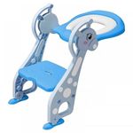 Jucarii, Copii si Bebe - Igiena si ingrijire - Baia bebelusului - Olite si reductoare WC - Reductor pentru toaleta cu colac si scarita culoare bleu - Infinity.ro