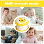 Jucarii, Copii si Bebe - Igiena si ingrijire - Baia bebelusului - Olite si reductoare WC - Olita portabila bebe, WC cu spatar inalt si scaun ergonomic model leu culoare galben - Infinity.ro