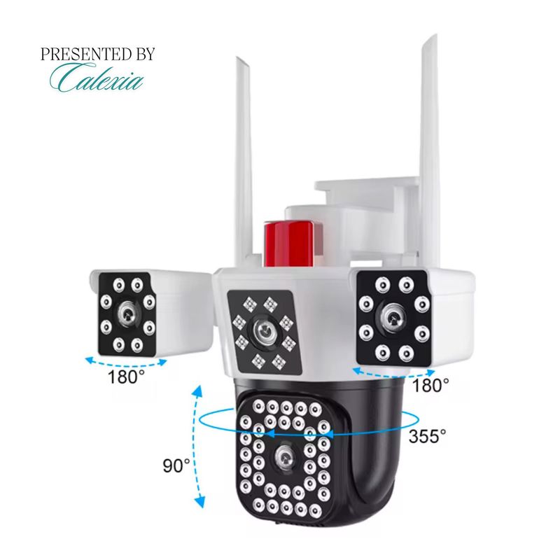 Casa si Gradina - Electrice - Smart Home - Camere de supraveghere - Camera de Supraveghere 2 in 1 Guardio, 4G & Port LAN,Full HD, Audio,Alarma, Senzor Miscare, Rotire 360°,Zoom Digital 10x - Infinity.ro