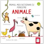 Carti si Birotica - Carti - Carti pentru copii - Carti interactive - Primul meu dictionar cu ferestre. Animale, Martina Badstuber - Infinity.ro