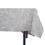 Casa si Gradina - Textile si covoare - Textile bucatarie - Fete de masa - Fata de masa Kotonia Home Exotic - 100% bumbac, 160x180 cm, creton impermeabil, frunze gri - Infinity.ro