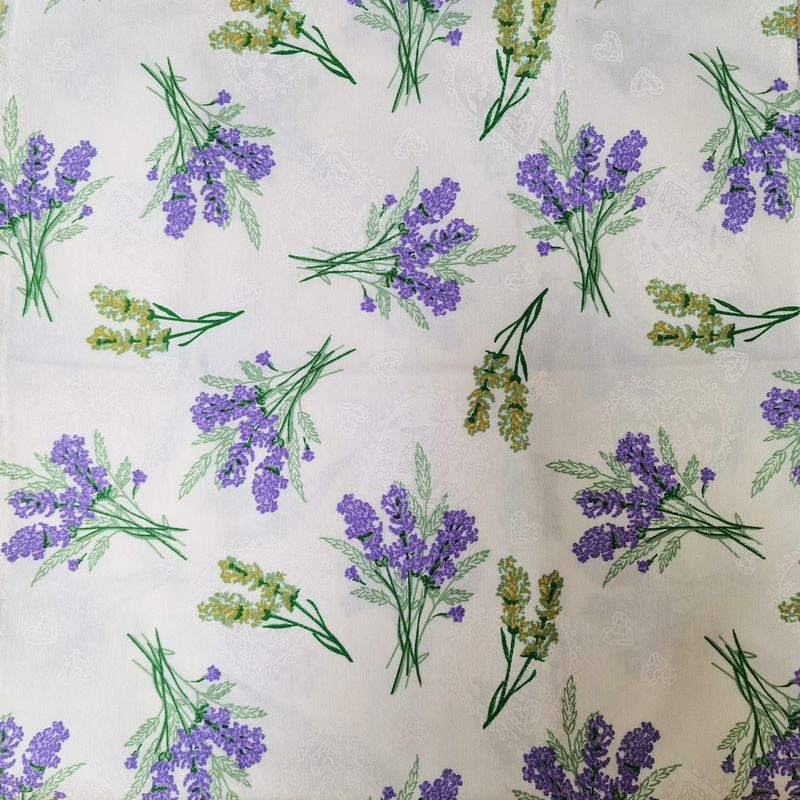 Casa si Gradina - Textile si covoare - Textile bucatarie - Fete de masa - Fata de masa Kotonia Home Exotic - 100% bumbac, 180x220 cm, creton impermeabil, decor lavanda - Infinity.ro