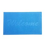 Casa si Gradina - Textile si covoare - Covoare - Covorase intrare - Covoras intrare - Welcome uni, 45x75 cm, antiderapant 100% pvc, tourquoise - Infinity.ro