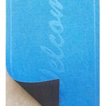 Casa si Gradina - Textile si covoare - Covoare - Covorase intrare - Covoras intrare - Welcome uni, 45x75 cm, antiderapant 100% pvc, tourquoise - Infinity.ro