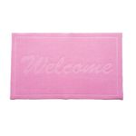 Casa si Gradina - Textile si covoare - Covoare - Covorase intrare - Covoras intrare - Welcome uni, 45x75 cm, antiderapant 100% pvc, roz - Infinity.ro
