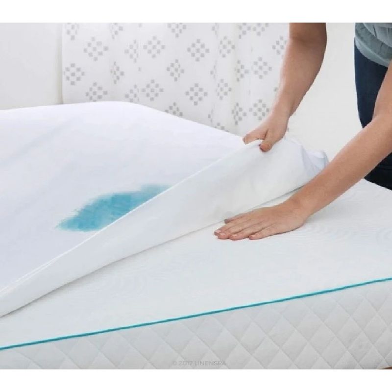 Casa si Gradina - Textile si covoare - Lenjerii de pat - Protectie saltea - Protectie IMPERMEABILA pentru saltea Kotonia Home – 80x200 cm, alb - Infinity.ro