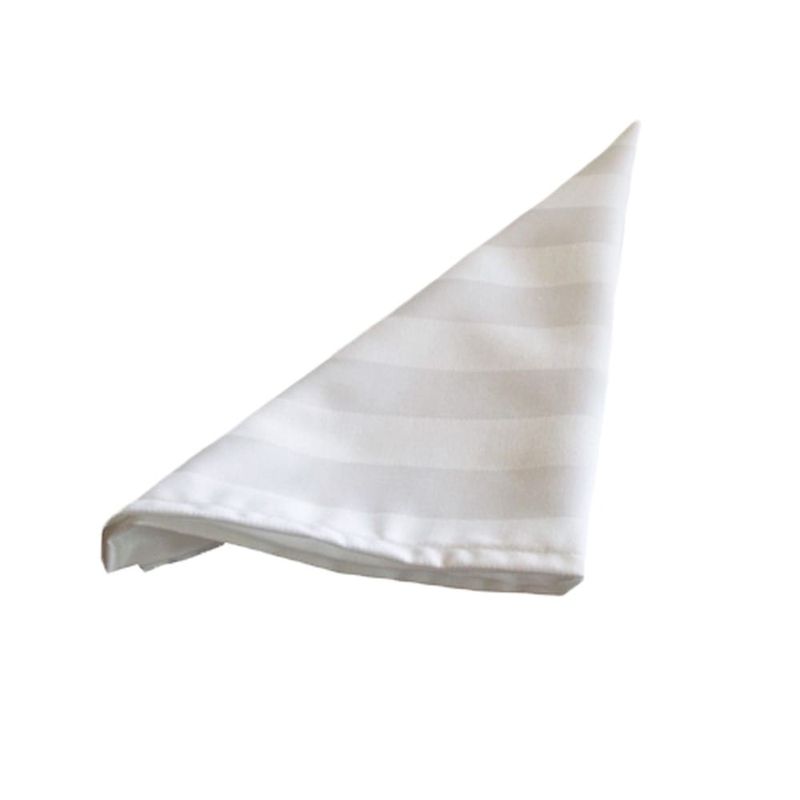 Casa si Gradina - Textile si covoare - Textile bucatarie - Servete si naproane - Set 10 Servetele masa Kotonia Home Hotel, 100% bumbac, Damasc (dungi late), dimensiunea 35x45 cm - Infinity.ro