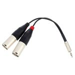 TV, Audio-Video si Foto - Accesorii TV si audio - Cabluri si adaptoare audio - Cablu Y jack 2 xlr tata pro snake KMM 2002 - Infinity.ro