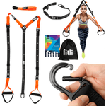 Sport si Outdoor - Fitness - Accesorii fitness - Benzi elastice fitness - Sistem suspensie TRX Crossfit, Negru-Portocaliu - Infinity.ro