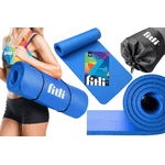 Sport si Outdoor - Fitness - Accesorii fitness - Saltele fitness - Saltea Yoga pentru exercitii, material spuma, 183x61 cm,Albastru - Infinity.ro