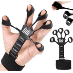 Sport si Outdoor - Echipament Sportiv - Accesorii echipament sportiv - Protectii sport - Intaritor profesional pentru degete, reabilitare a mainilor, dezvoltare a fortei palmei, Negru - Infinity.ro