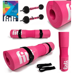 Sport si Outdoor - Fitness - Greutati si echipament - Greutati - Protectie pentru bara de greutati, Barbell Pad, Roz - Infinity.ro