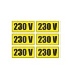 Casa si Gradina - Decoratiuni - Stickere decorative - Sticker indicatoare, Semnalizare prize, 6buc - Infinity.ro