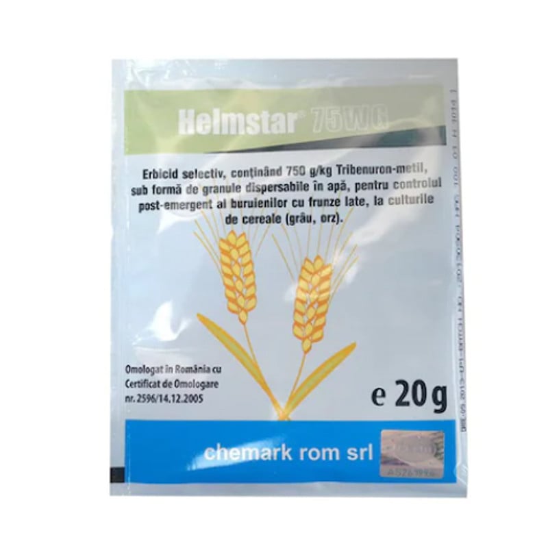 Casa si Gradina - Gradinarit si plante - Intretinere gradina - Pamant flori, ingrasaminte si pesticide - Erbicid Helmstar 75 WG(tribenuron-metil 75%), Helm AG - Infinity.ro