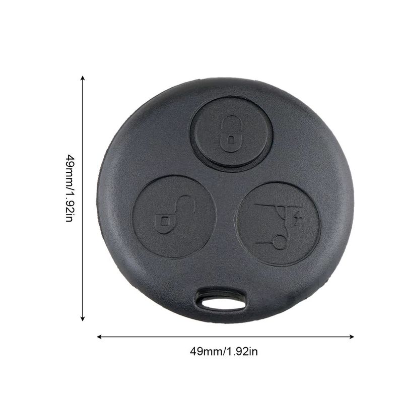 Auto si Moto - Electronice auto - Accesorii electronice auto - Carcasa pentru cheie cu 3 butoane pentru Smart Fortwo 450 Forfour 451 Roadster City Coupe Cabrio 1998-2006 - Infinity.ro