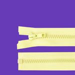 Casa si Gradina - Decoratiuni - DIY - Articole mercerie - Fermoar plastic detasabil Crisalida, lungime 35 cm, Galben vanilie - Infinity.ro