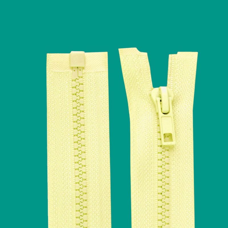 Casa si Gradina - Decoratiuni - DIY - Articole mercerie - Fermoar plastic detasabil Crisalida, lungime 35 cm, Galben vanilie - Infinity.ro