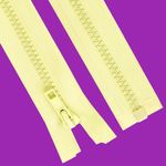 Casa si Gradina - Decoratiuni - DIY - Articole mercerie - Fermoar plastic detasabil Crisalida, lungime 35 cm, Galben vanilie - Infinity.ro