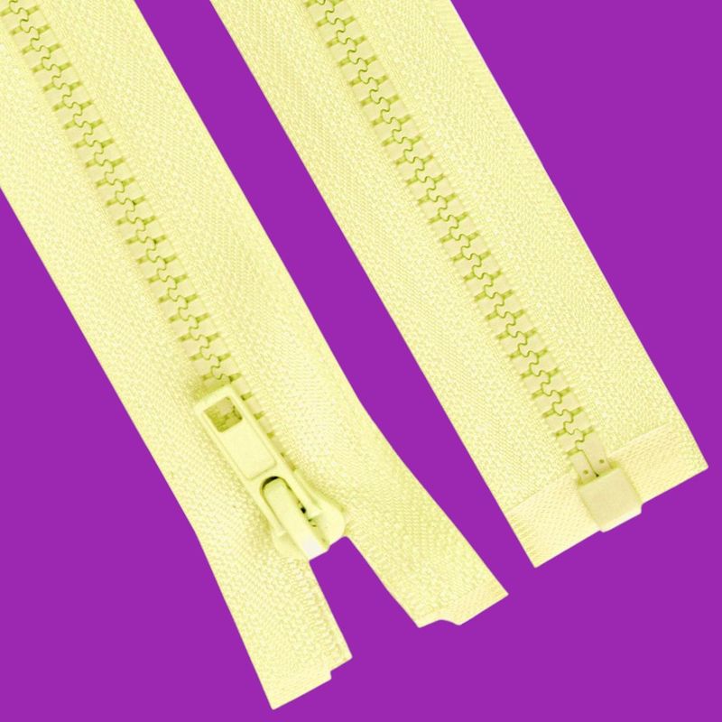 Casa si Gradina - Decoratiuni - DIY - Articole mercerie - Fermoar plastic detasabil Crisalida, lungime 35 cm, Galben vanilie - Infinity.ro