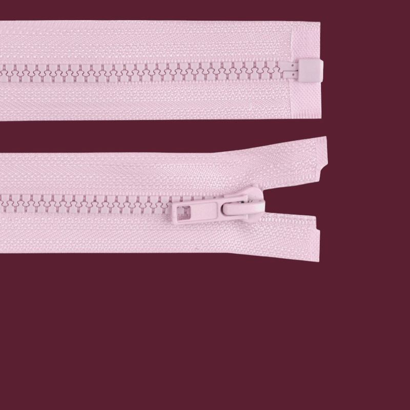 Casa si Gradina - Decoratiuni - DIY - Articole mercerie - Fermoar plastic detasabil Crisalida, lungime 35 cm, Mov deschis - Infinity.ro