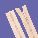Casa si Gradina - Decoratiuni - DIY - Articole mercerie - Fermoar plastic detasabil Crisalida, lungime 35 cm, Bej deschis - Infinity.ro