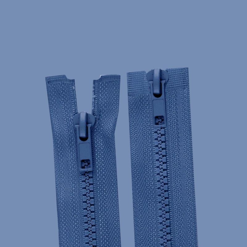 Casa si Gradina - Decoratiuni - DIY - Articole mercerie - Fermoar plastic detasabil Crisalida, lungime 35 cm, Albastru denim - Infinity.ro