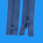 Casa si Gradina - Decoratiuni - DIY - Articole mercerie - Fermoar plastic detasabil Crisalida, lungime 35 cm, Albastru denim - Infinity.ro