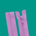 Casa si Gradina - Decoratiuni - DIY - Articole mercerie - Fermoar plastic detasabil Crisalida, lungime 35 cm, Mov liliachiu - Infinity.ro