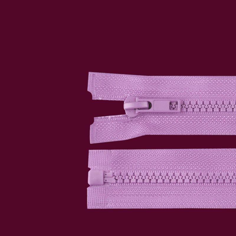 Casa si Gradina - Decoratiuni - DIY - Articole mercerie - Fermoar plastic detasabil Crisalida, lungime 35 cm, Mov liliachiu - Infinity.ro