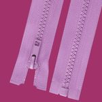 Casa si Gradina - Decoratiuni - DIY - Articole mercerie - Fermoar plastic detasabil Crisalida, lungime 35 cm, Mov liliachiu - Infinity.ro