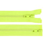 Casa si Gradina - Decoratiuni - DIY - Articole mercerie - Fermoar dublu plastic detasabil Crisalida, 2 cursoare, lungime 65 cm, Galben neon - Infinity.ro